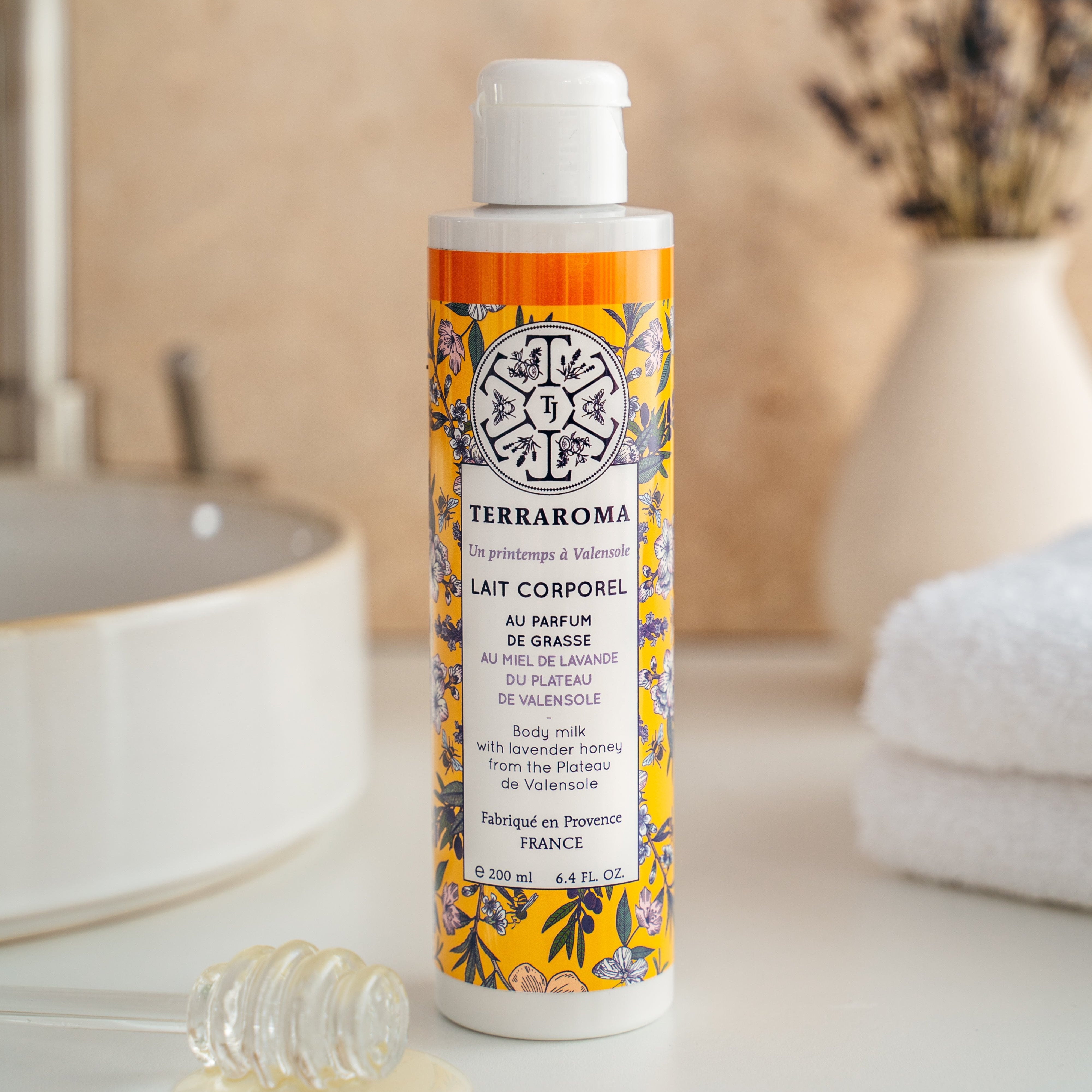 Lait Corporel Miel De Lavande 200ml 97 Naturel Provence Terraroma Lait Corporel Miel De Lavande 200ml 97 Naturel Provence Terraroma