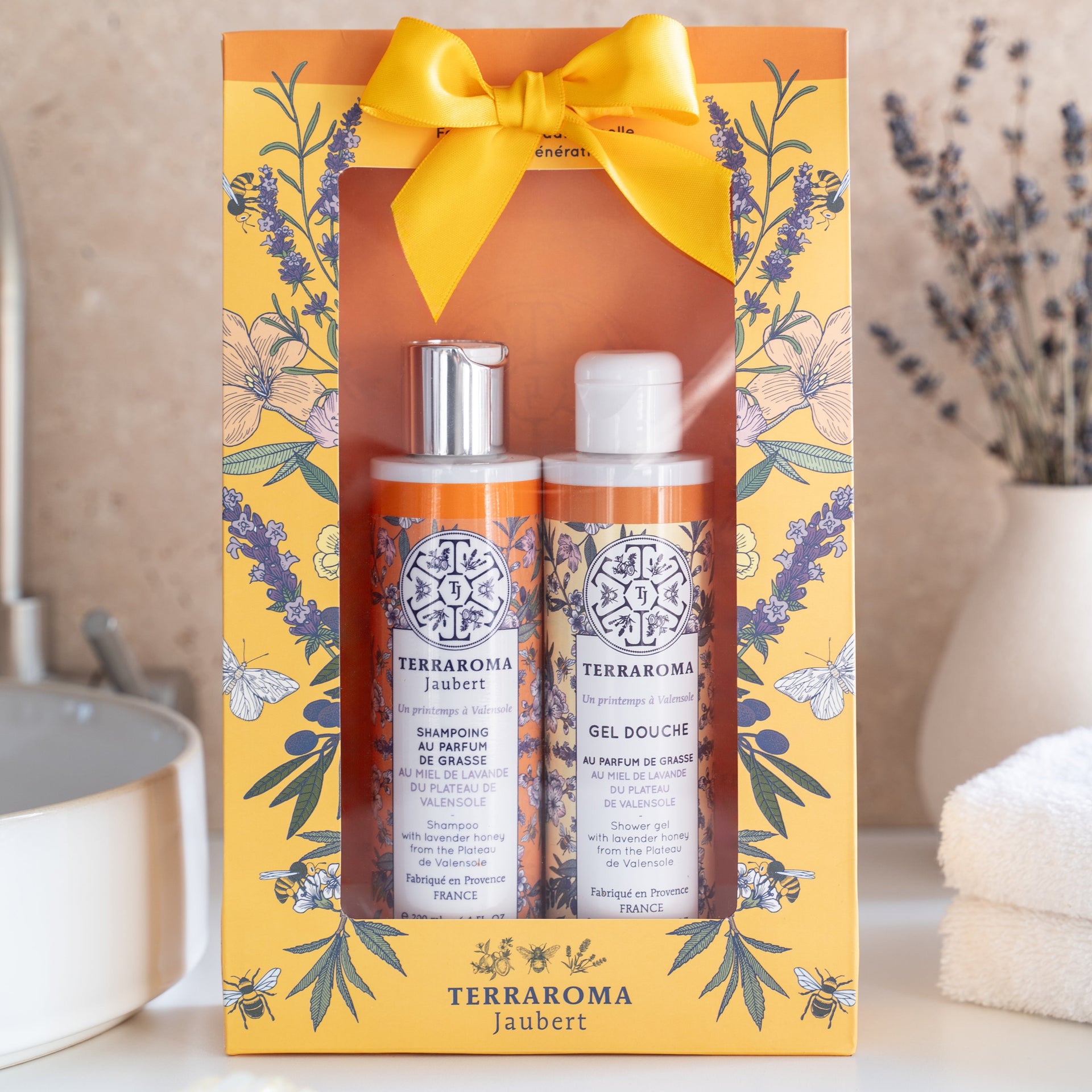 Coffret Gel Douche & Shampoing Miel