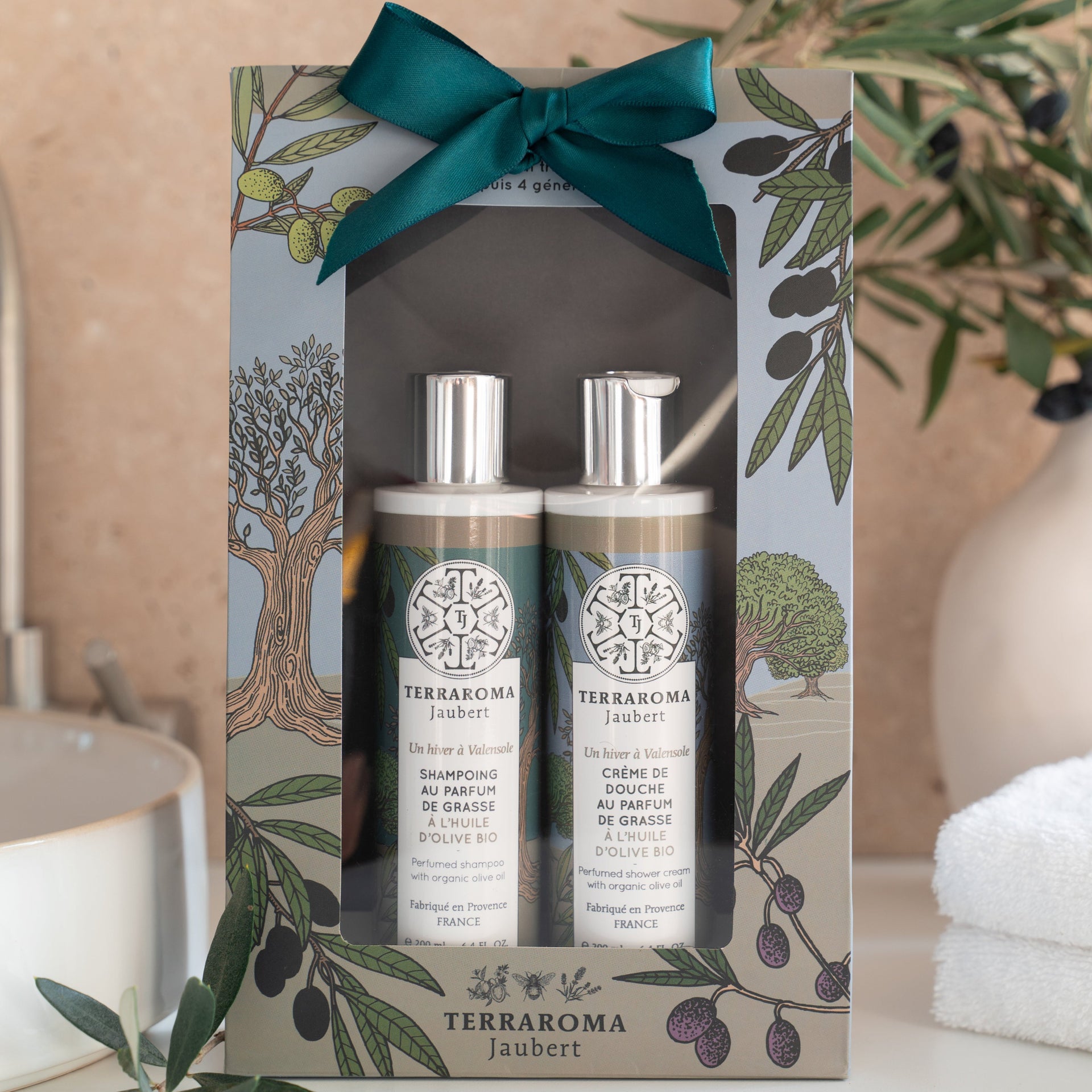 Coffret Shampoing & Gel Douche Olive
