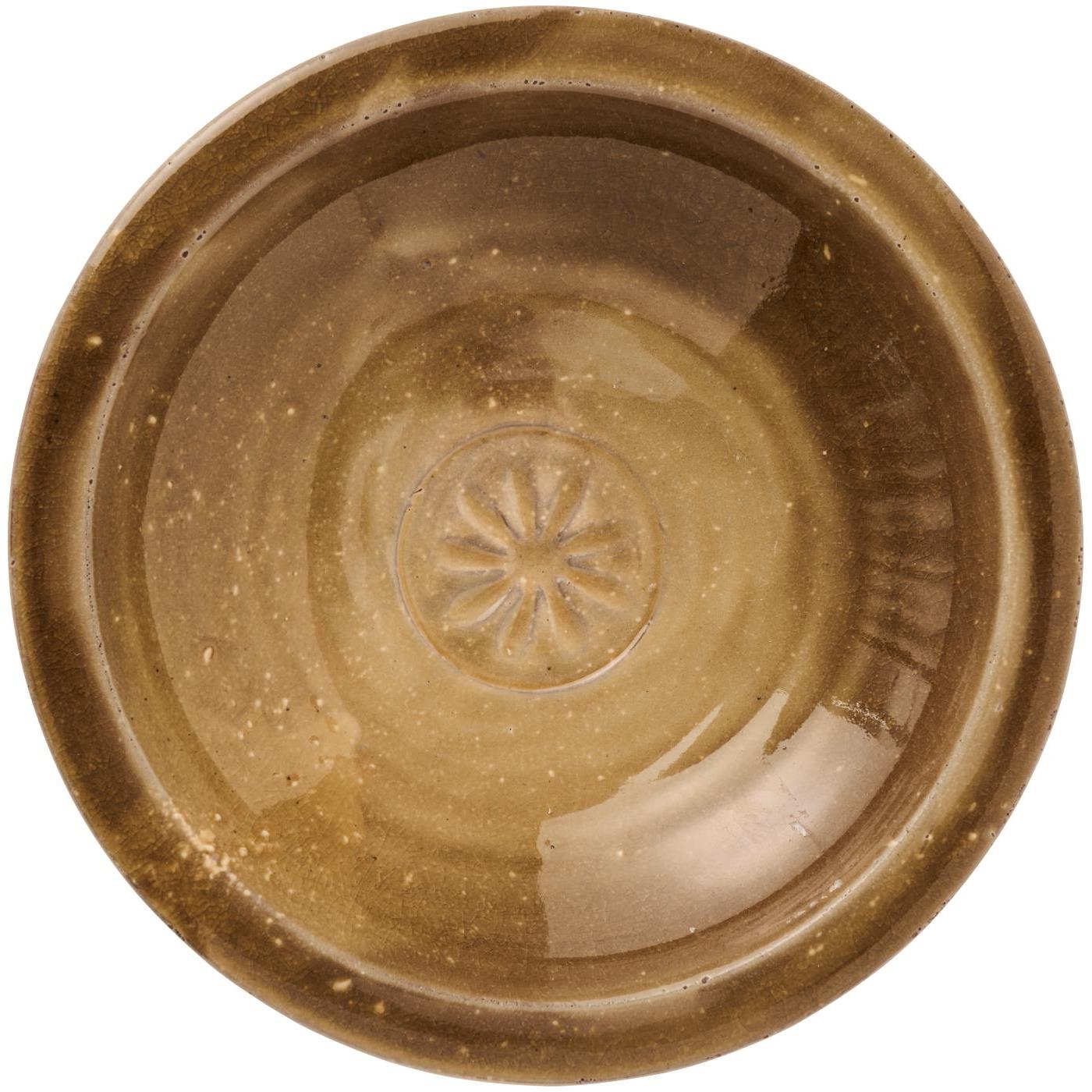 Bol décoratif coloris sable Non alimentaire D22,5