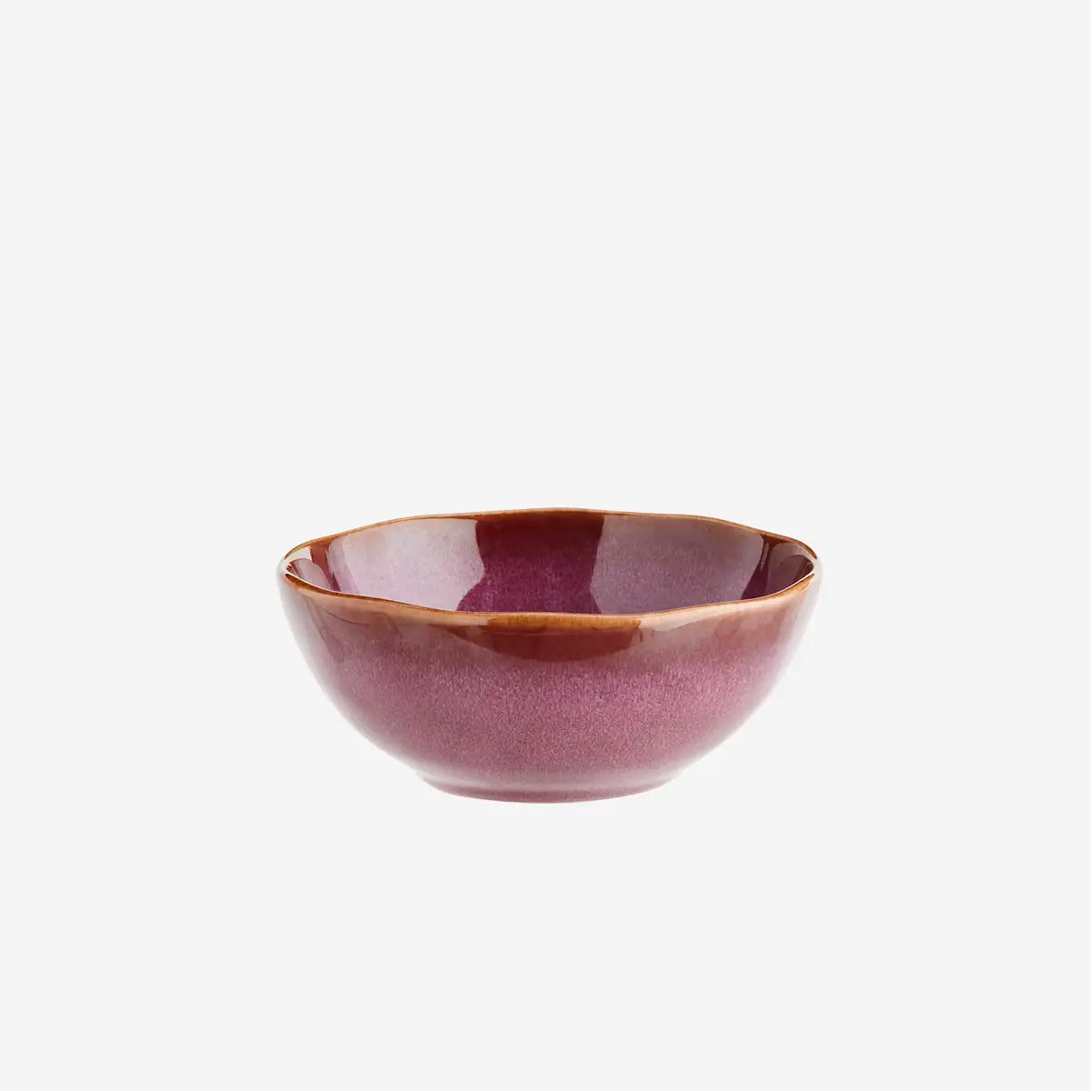 Bol en grès, coloris prune